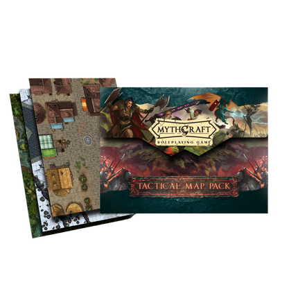 Mythcraft roleplaying game tactical map pack on a white background